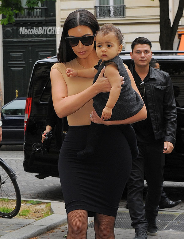 Kim Kardashian daughter North seen out in Paris