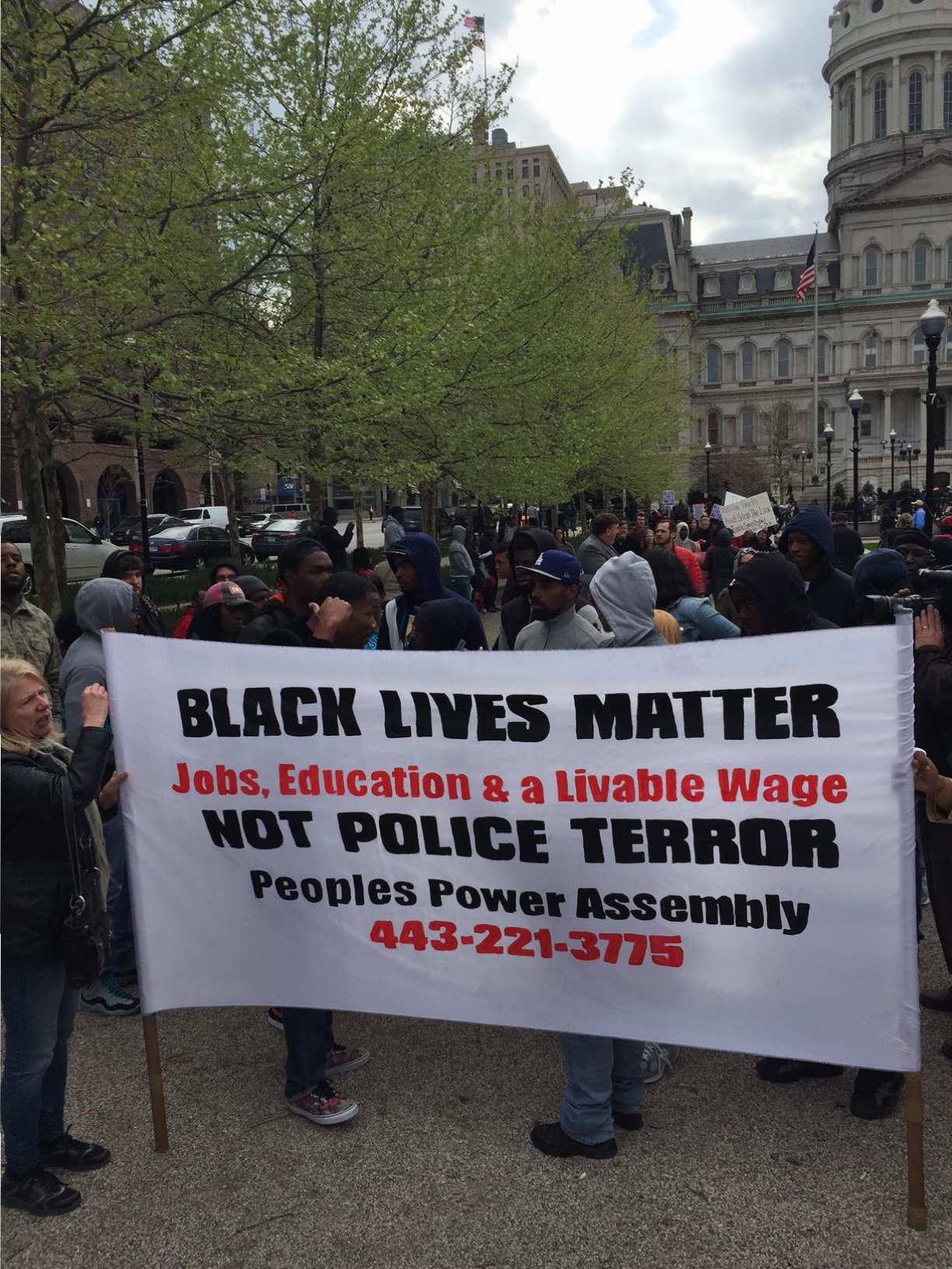 Freddie Gray Rally Baltimore