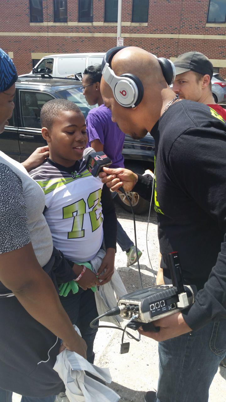 Less Than 24 Hours After Baltimore Riots, A Glimmer Of Hope