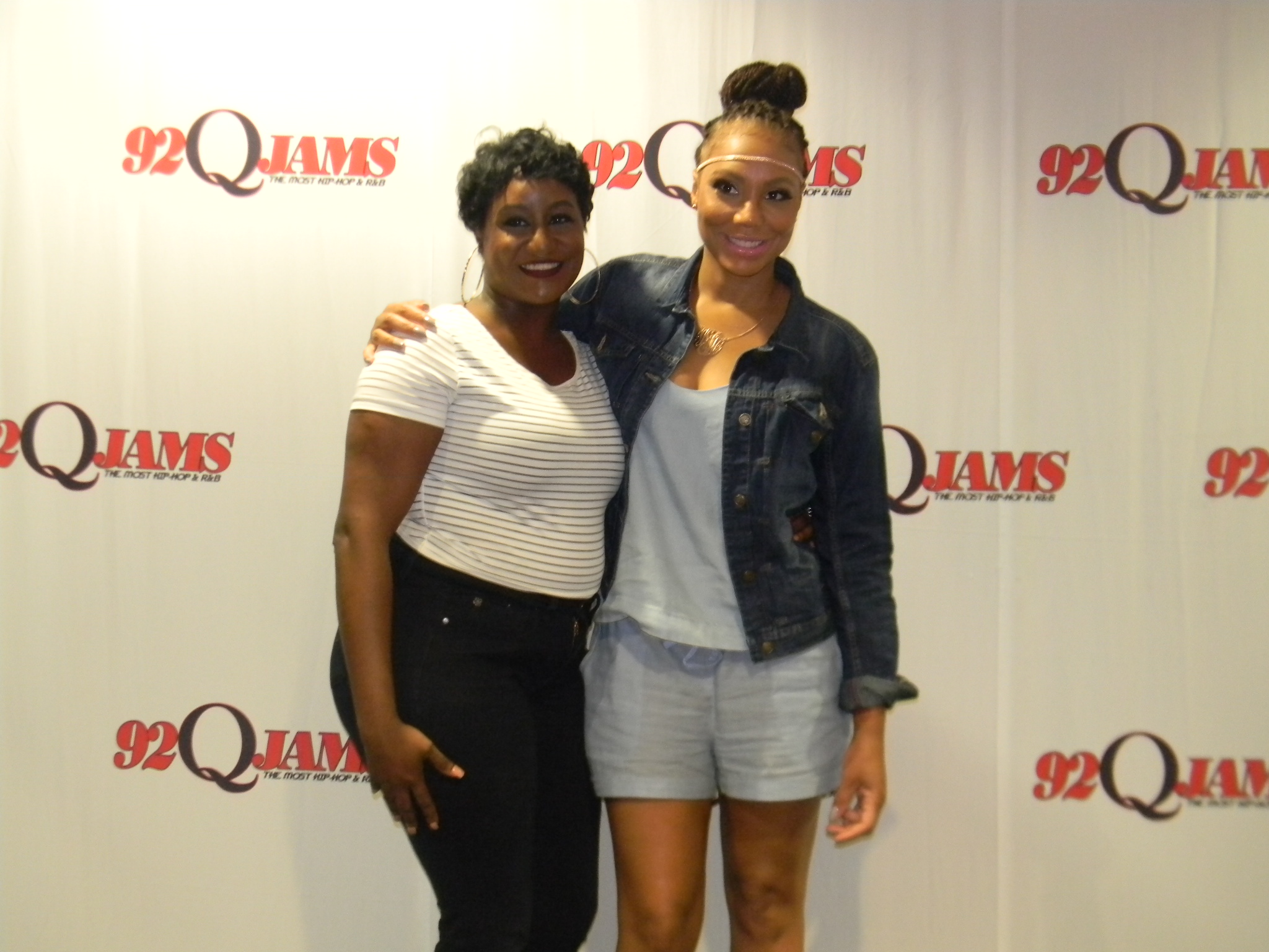 Tamar Braxton with the Fam