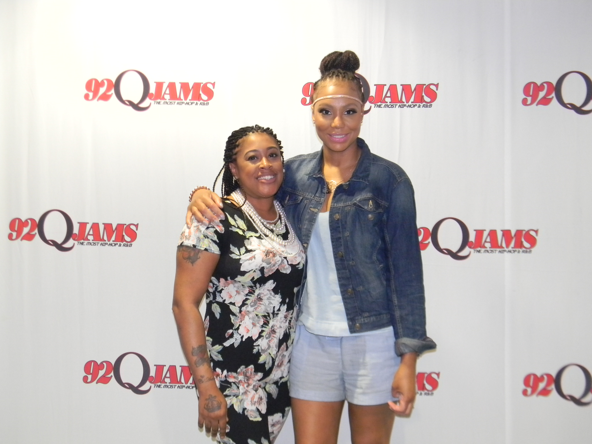 Tamar Braxton with the Fam