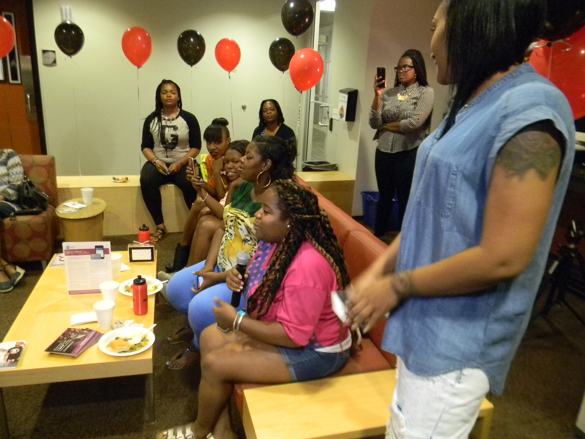 Tamar Braxton with the Fam