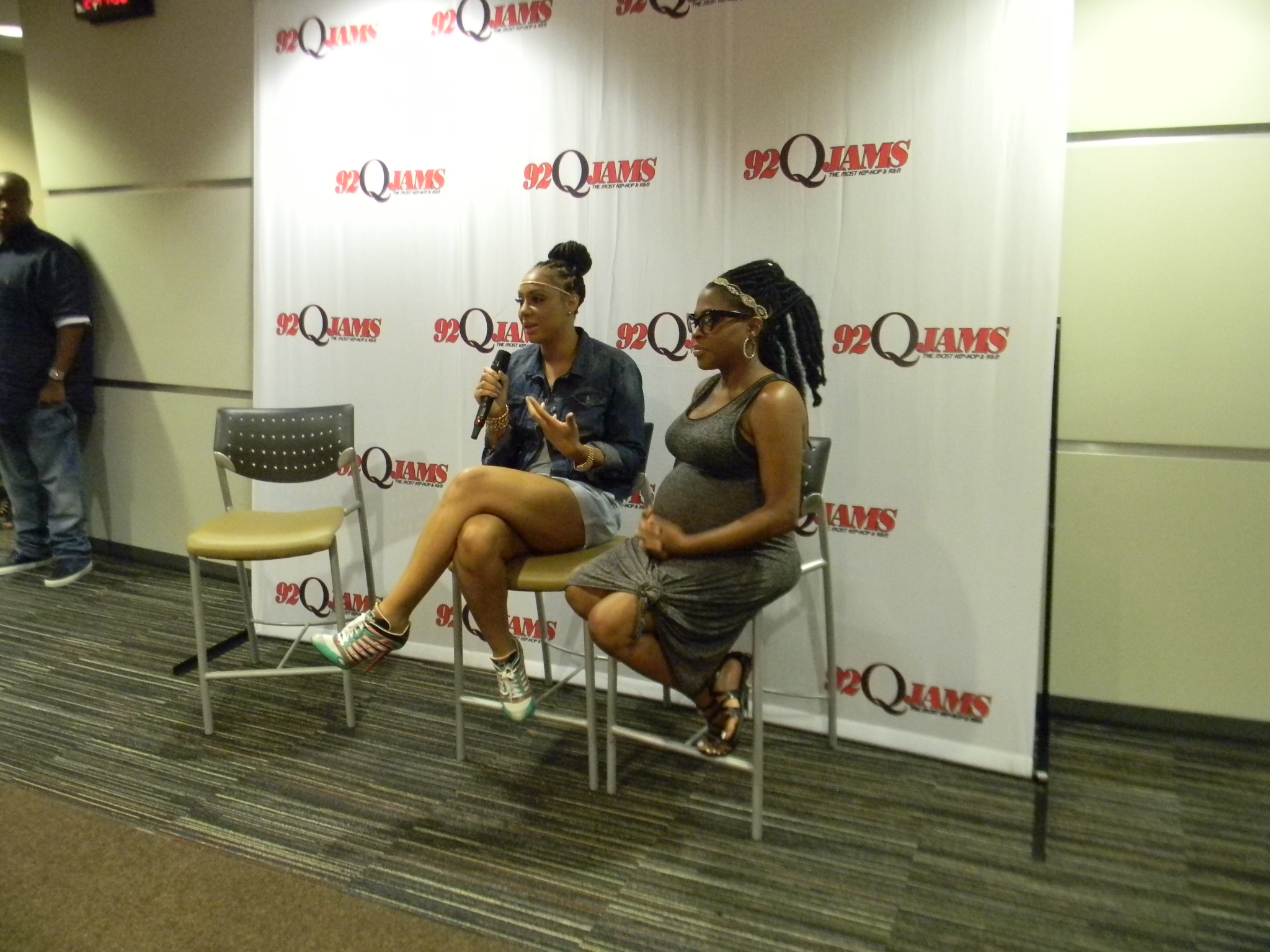 Tamar Braxton with the Fam