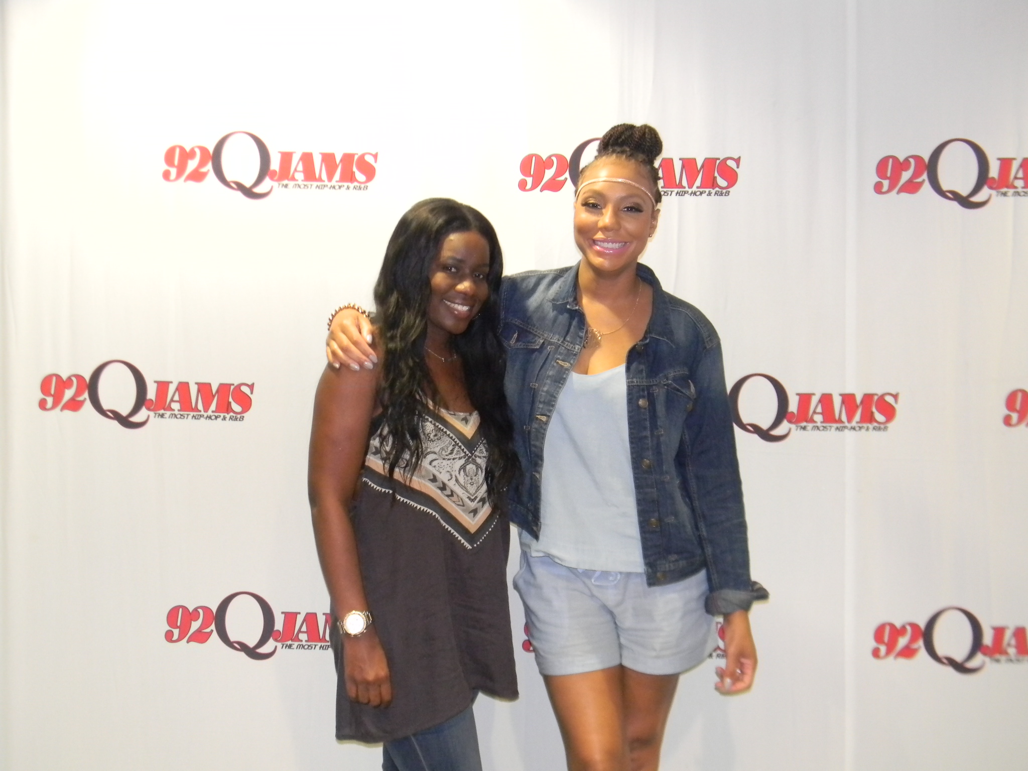 Tamar Braxton with the Fam