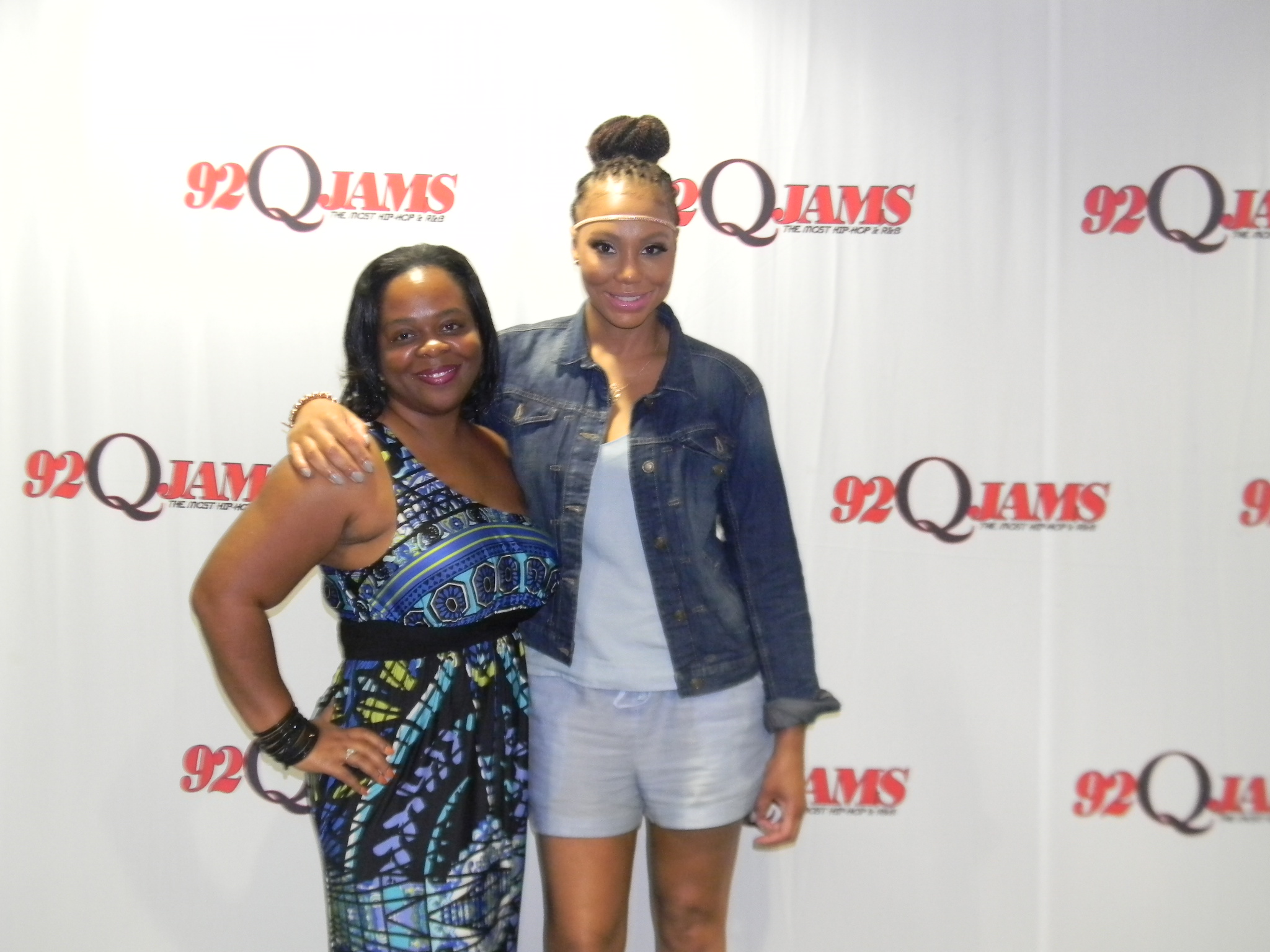 Tamar Braxton with the Fam