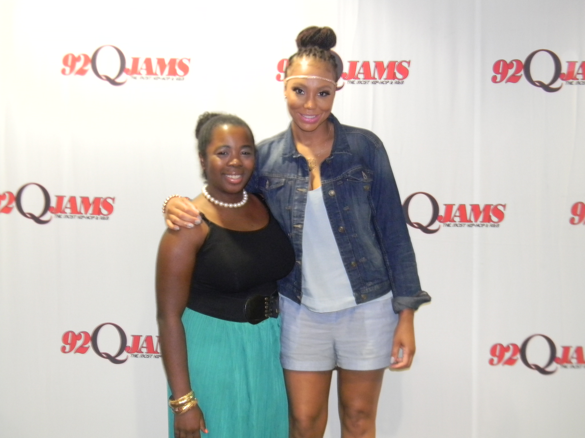 Tamar Braxton with the Fam