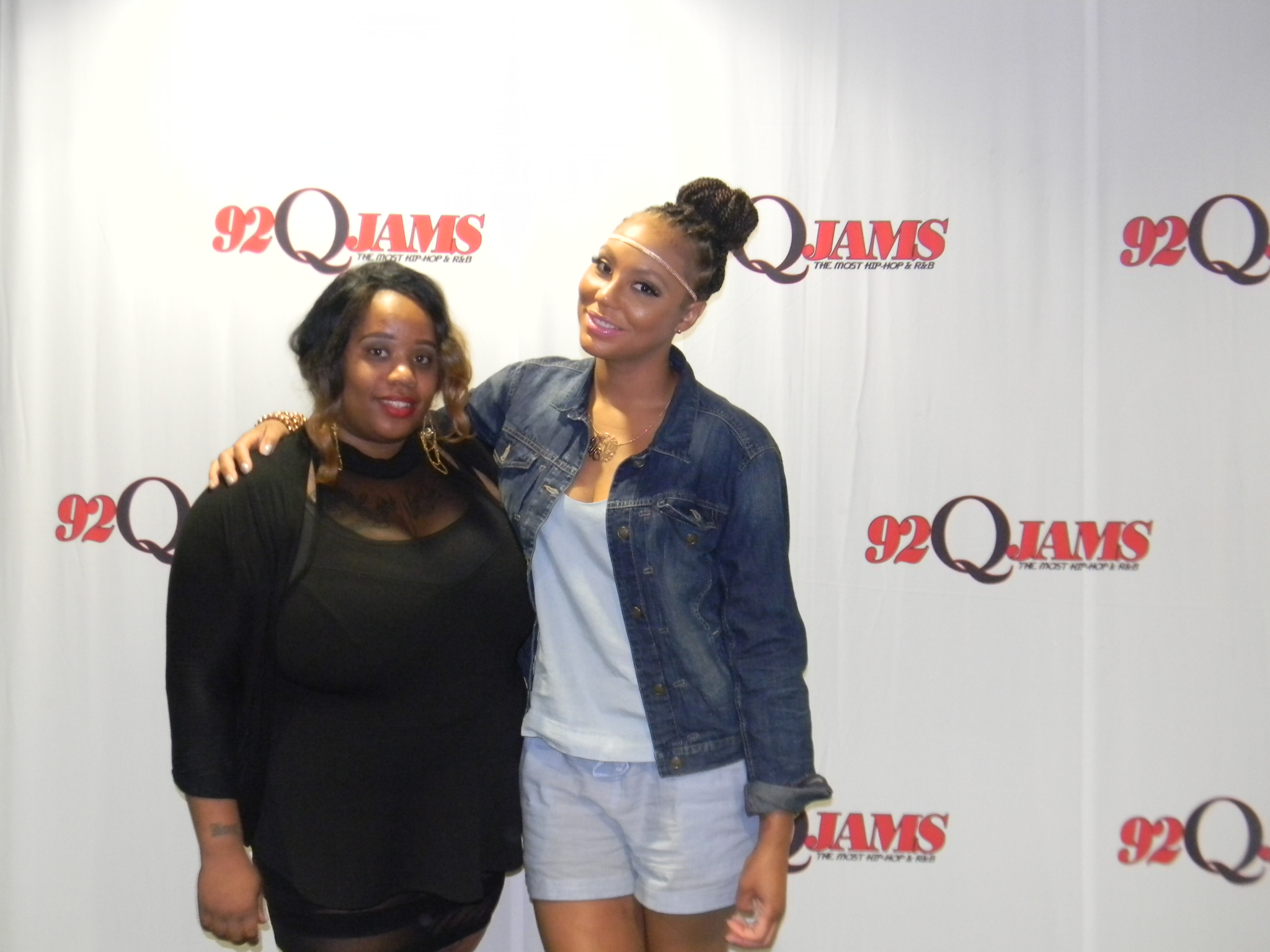 Tamar Braxton with the Fam