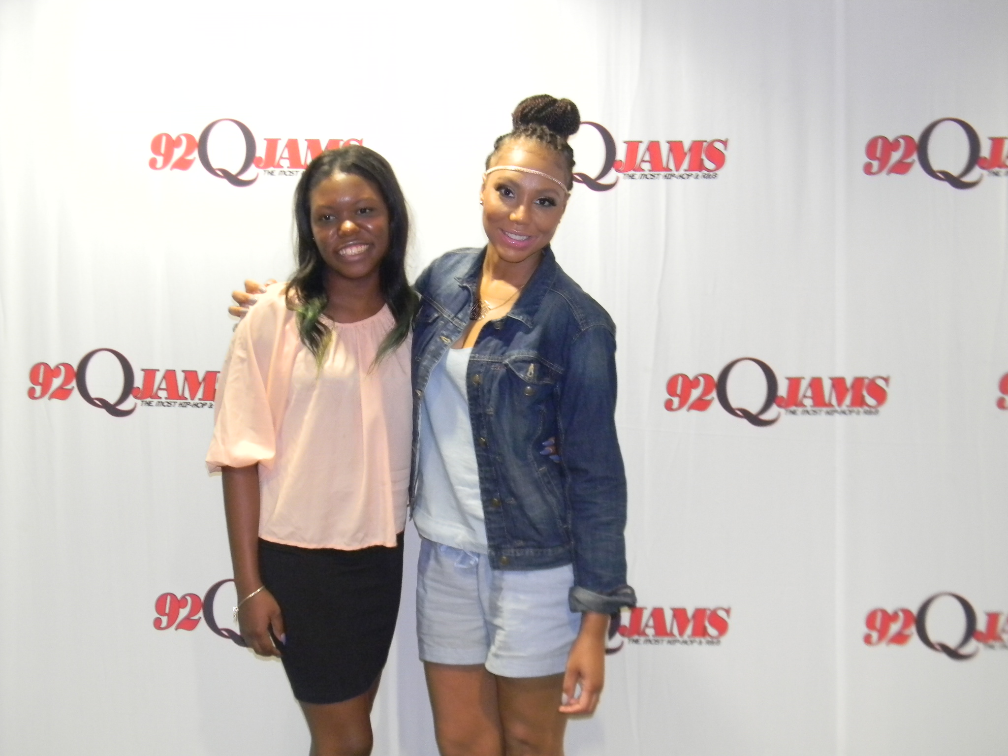 Tamar Braxton with the Fam