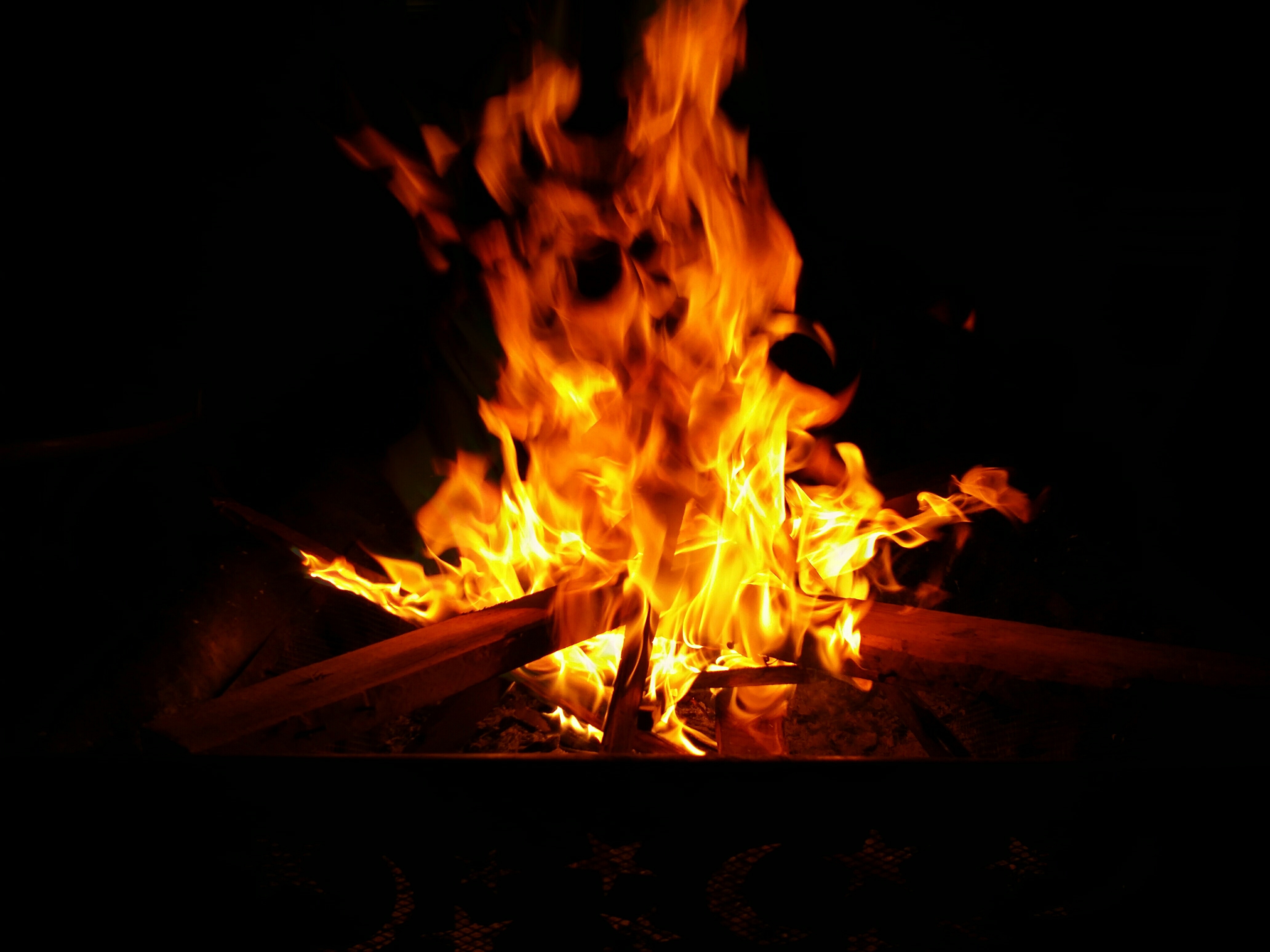 Bonfire At Night