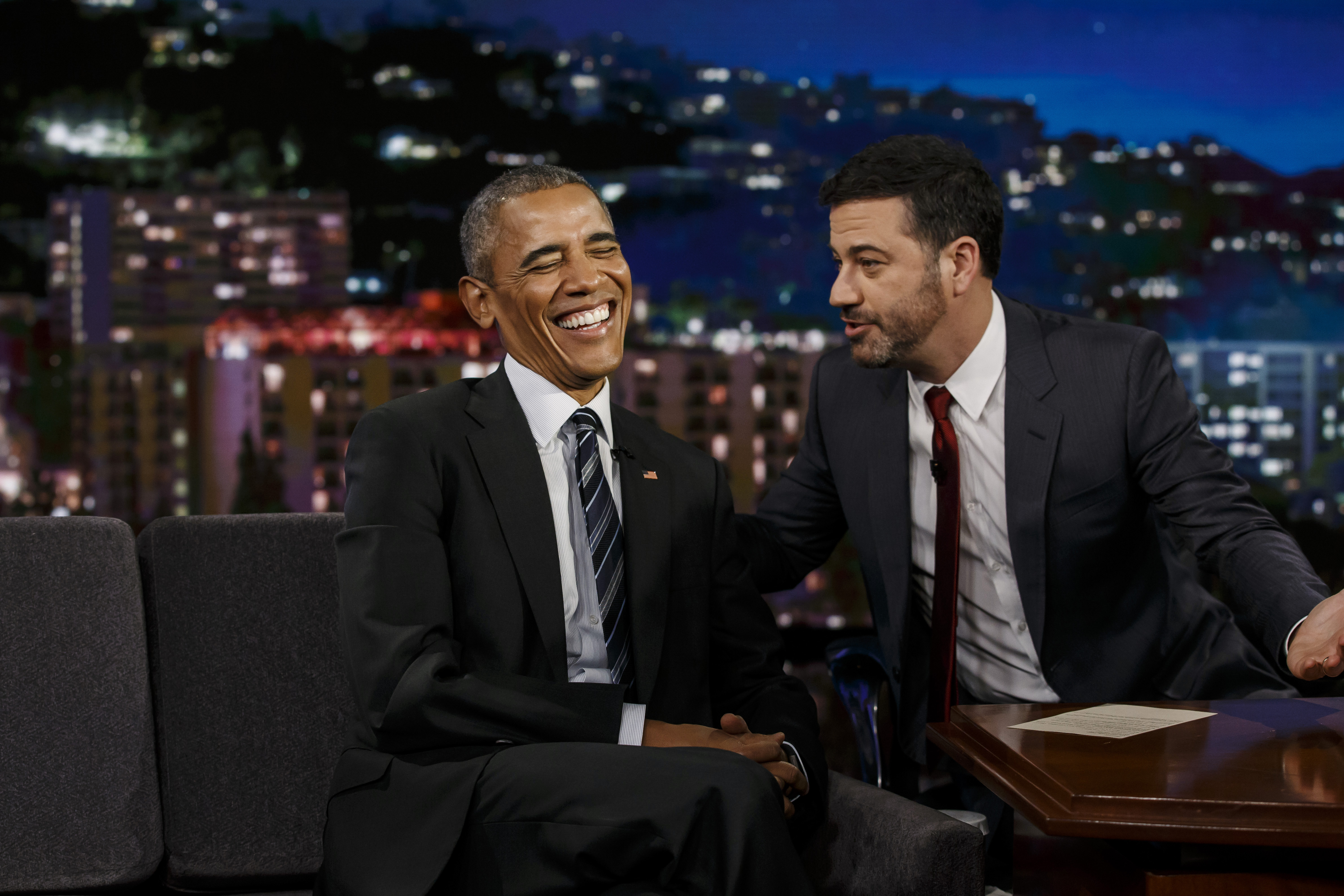 Jimmy Kimmel Live! Hosts President Obama