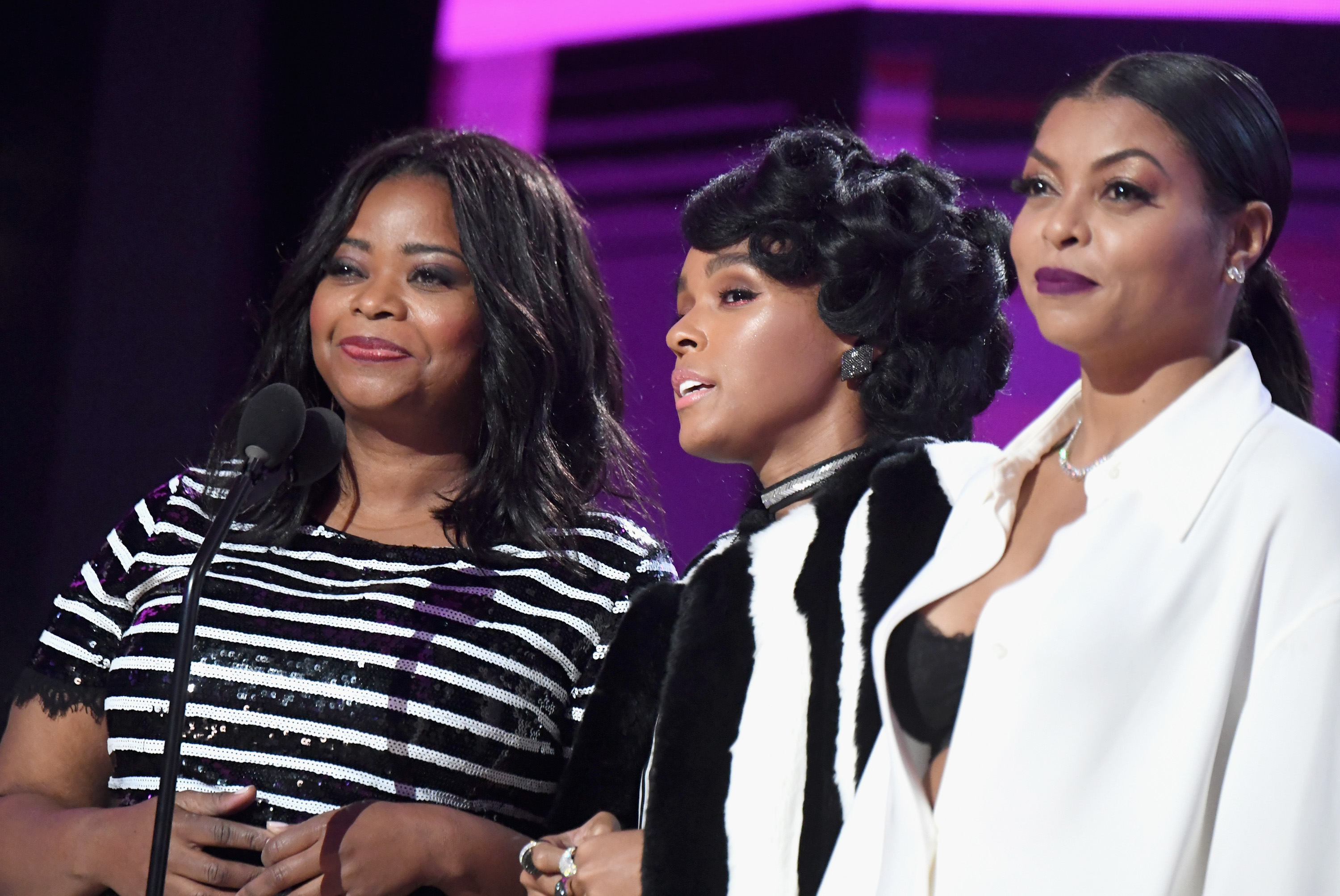 Octavia Spencer, Janelle Monae, Taraji P. Henson