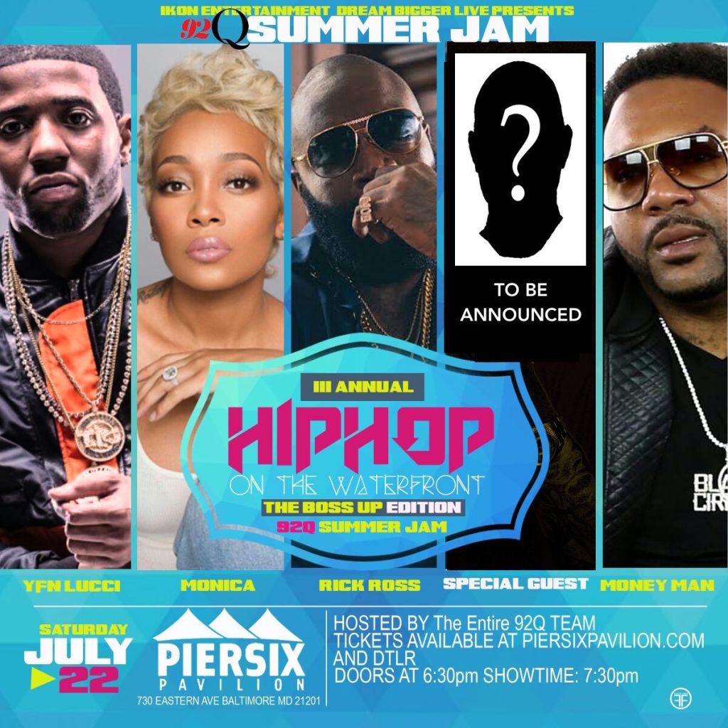 92Q summer jam flyer 2017