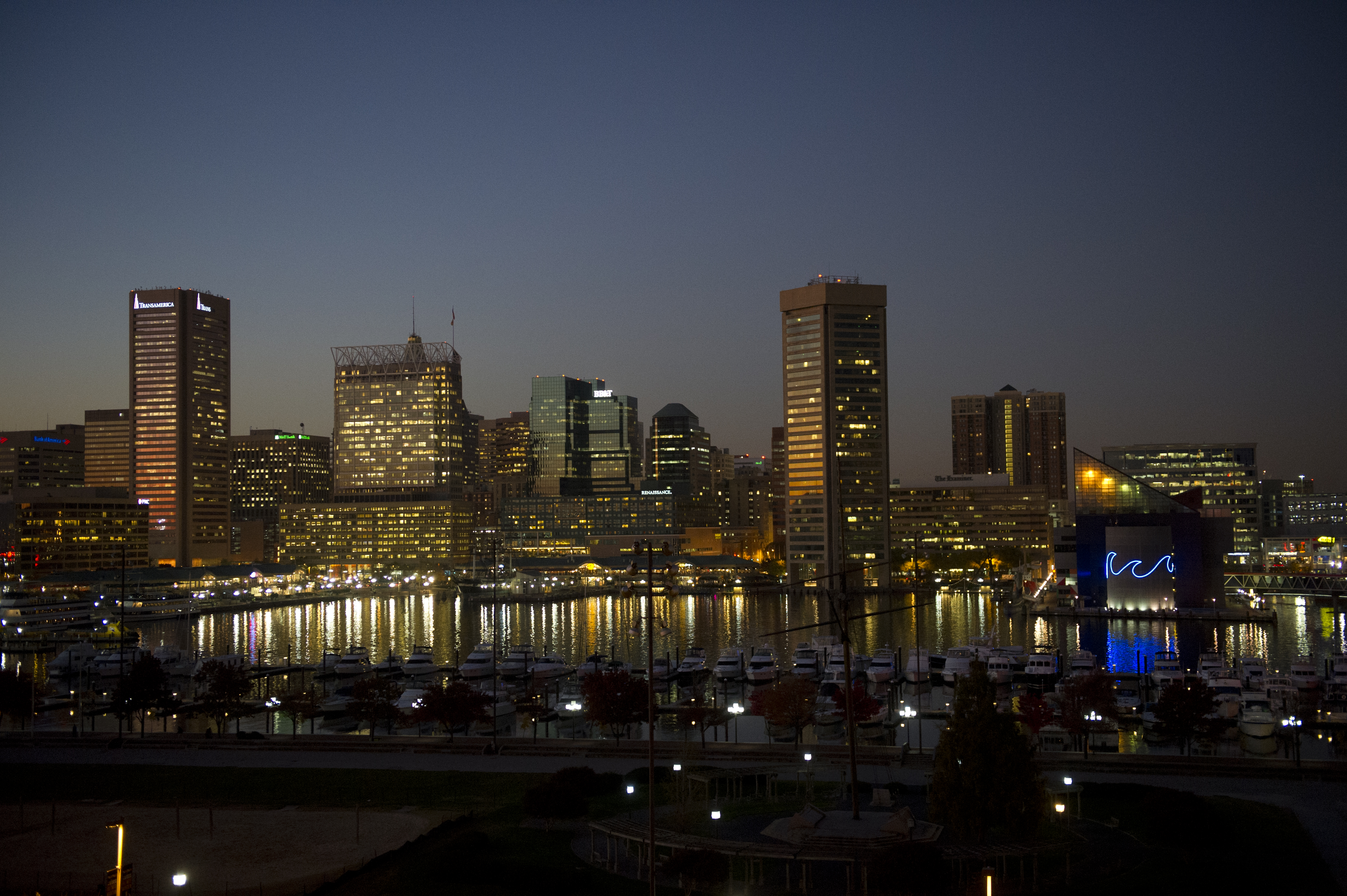 Baltimore City Maryland from Federal Hill
