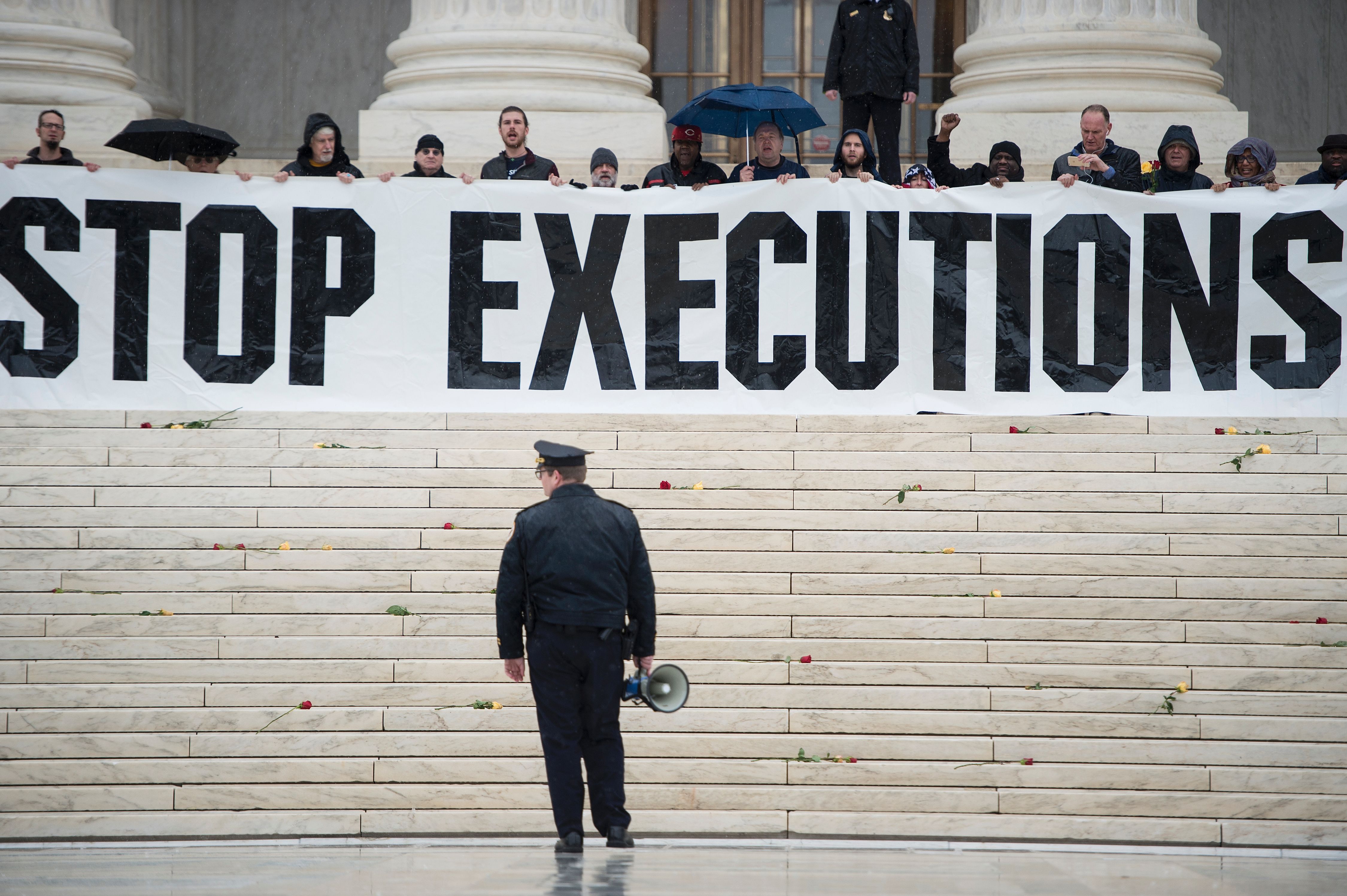 US-POLITICS-DEATH PENALTY-PROTEST