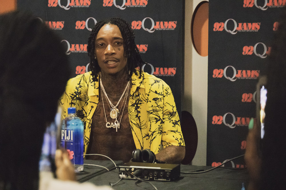 Wiz Khalifa Visits 92Q In Baltimore