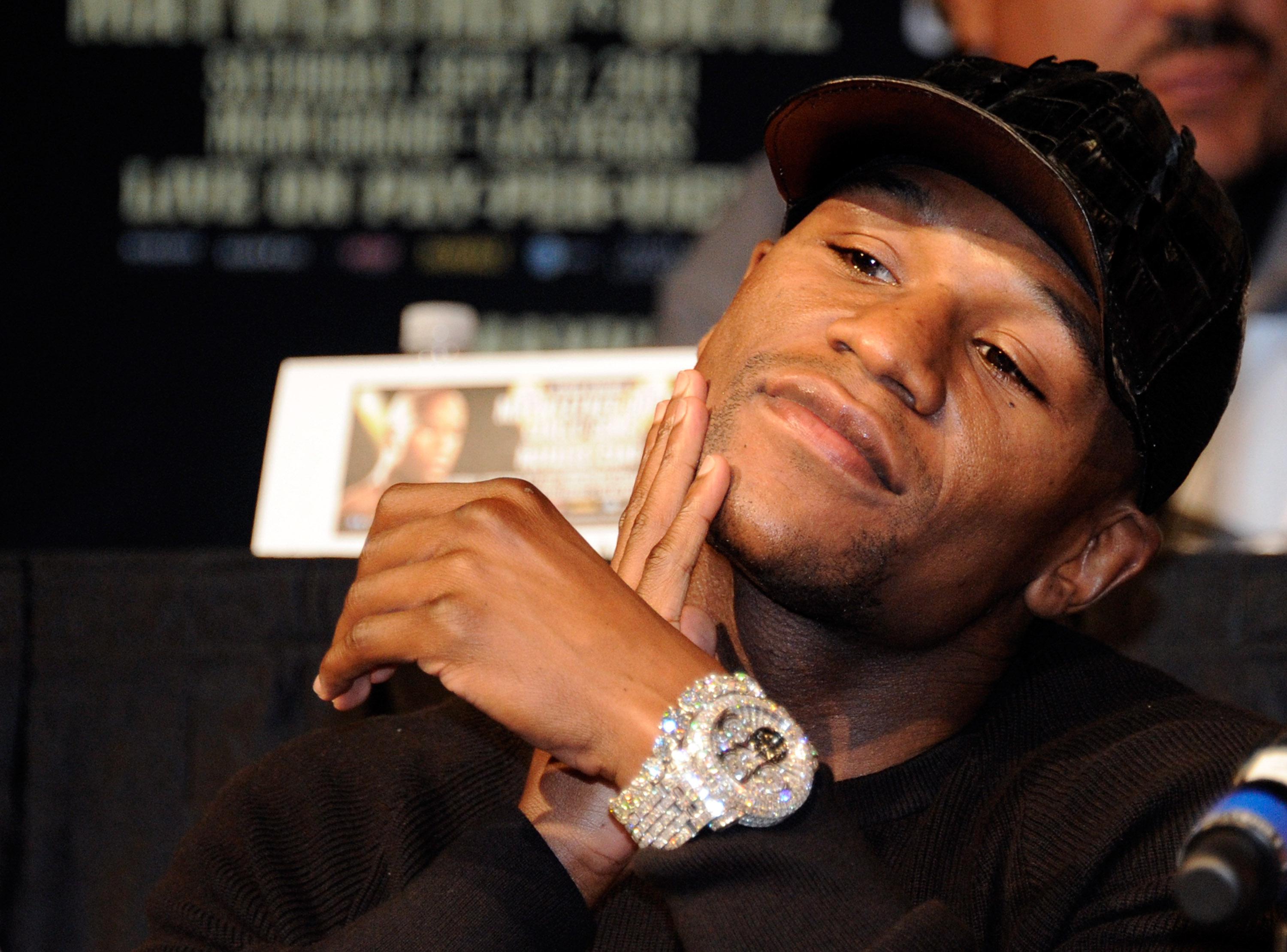 Floyd Mayweather Jr. v Victor Ortiz - News Conference