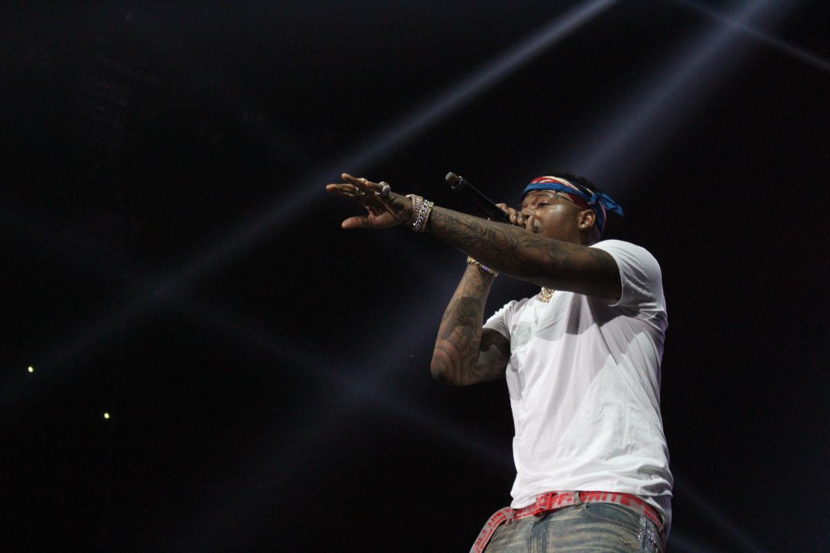 Moneybagg Yo at 92Q WinterFest