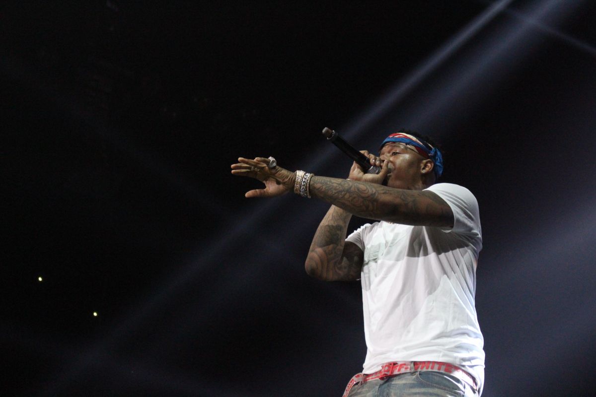 Moneybagg Yo at 92Q WinterFest