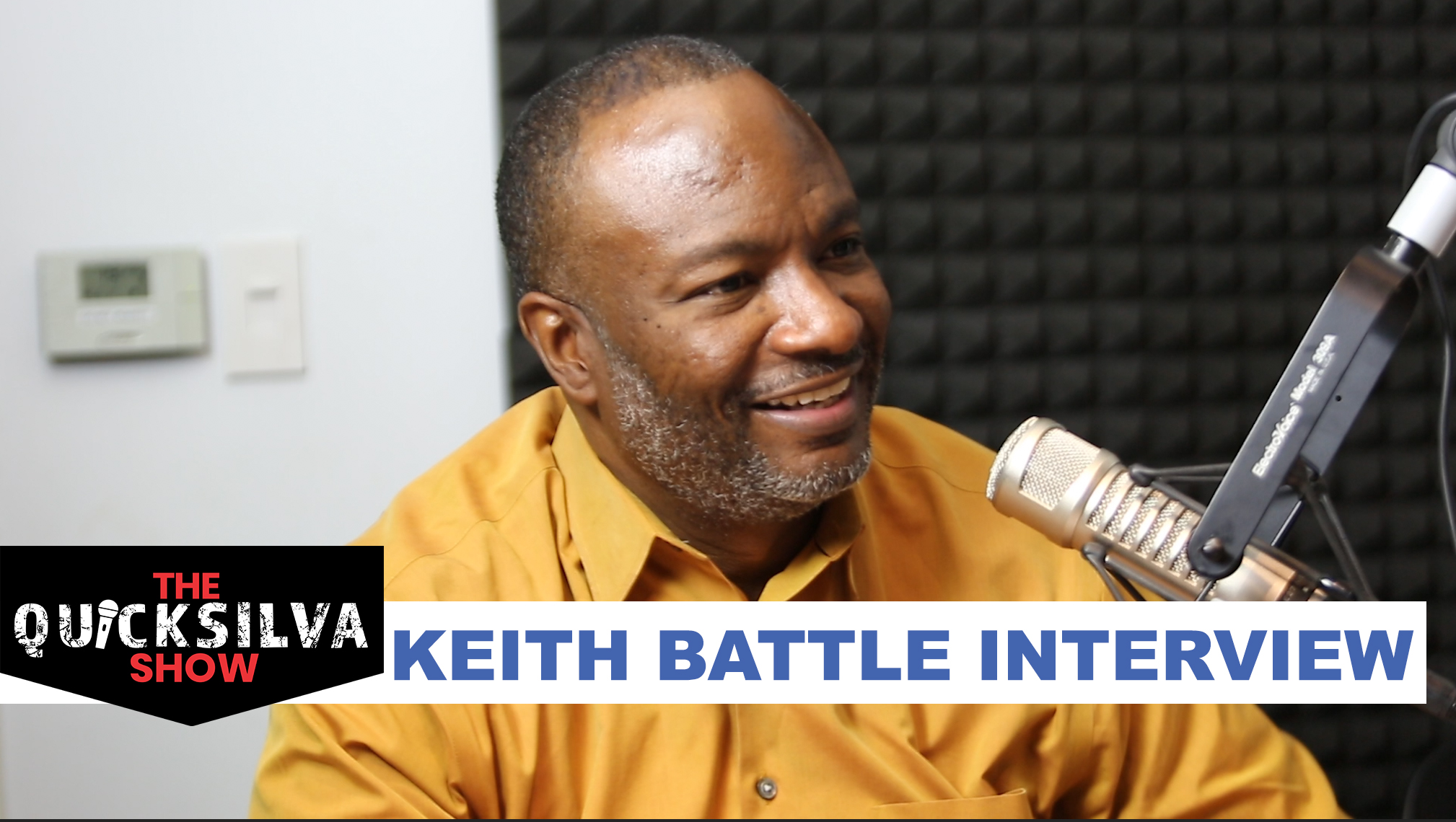 Pastor Keith Battle at The QuickSilva Show