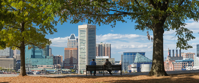 The Inner Harbor, Baltimore.