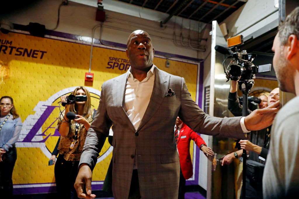 Earvin 'Magic' Johnson Steps Down As Lakers President Of Basketball Operations
