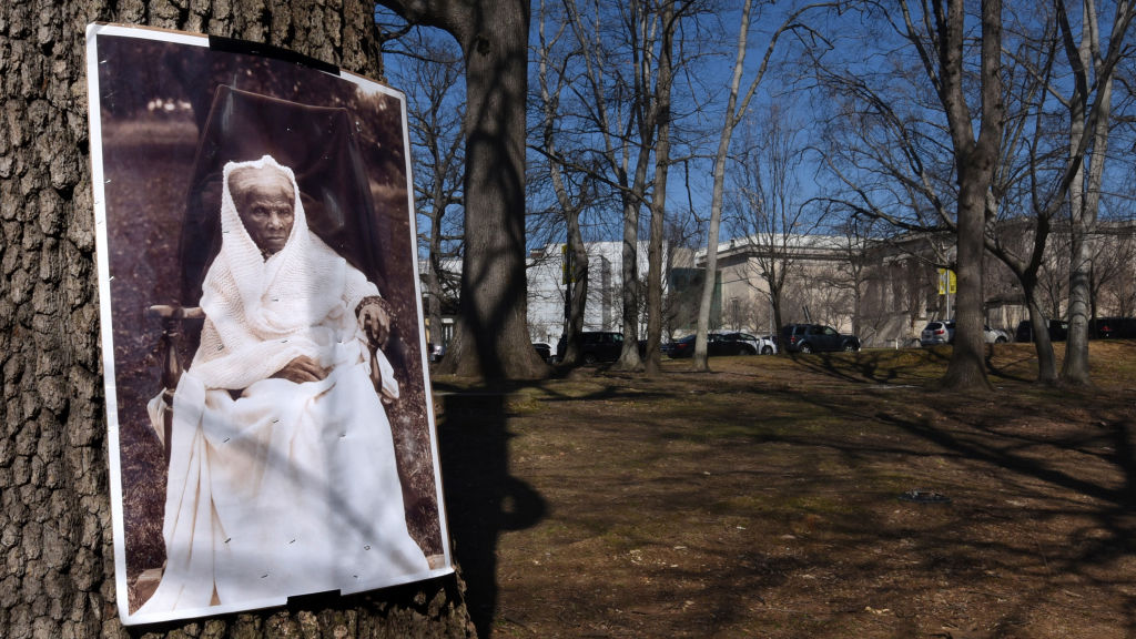 Baltimore park space where Confederate statue once stood is rededicated to Harriet Tubman
