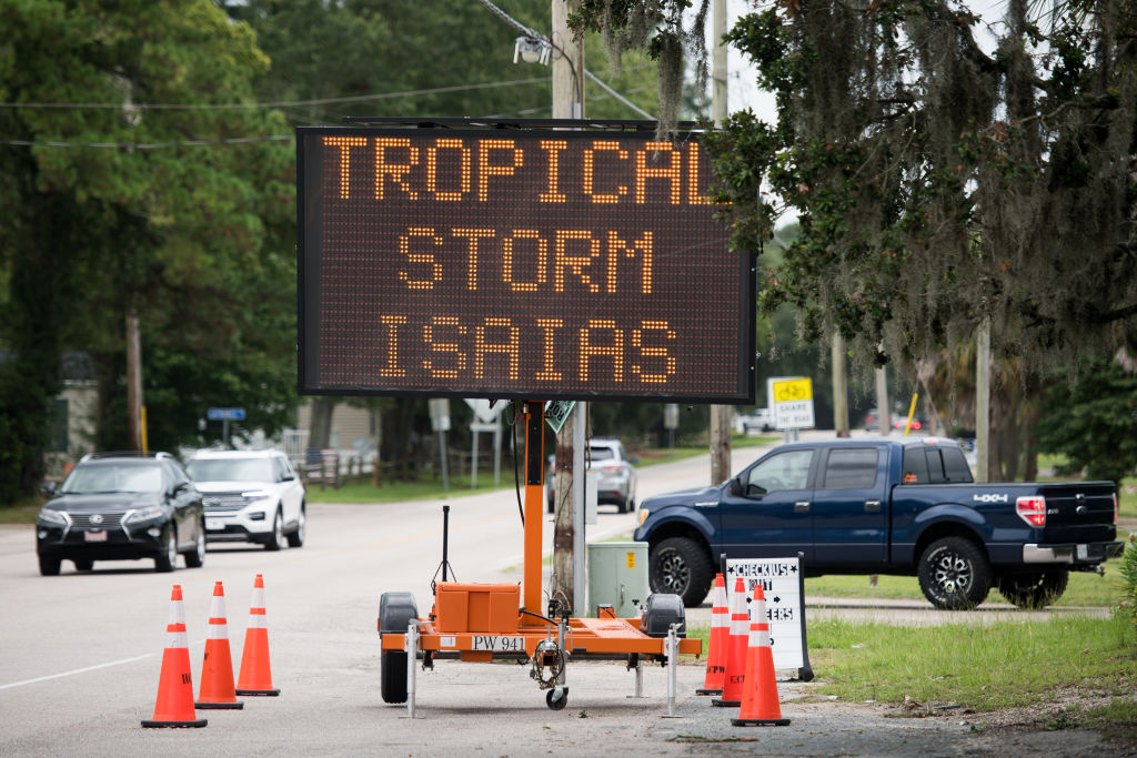 Hurricane Isaias Makes Landfall In South Carolina
