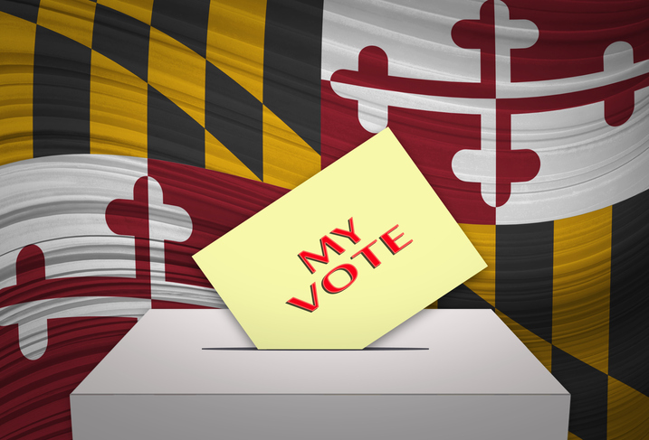 Election Day in the United States of America - MARYLAND