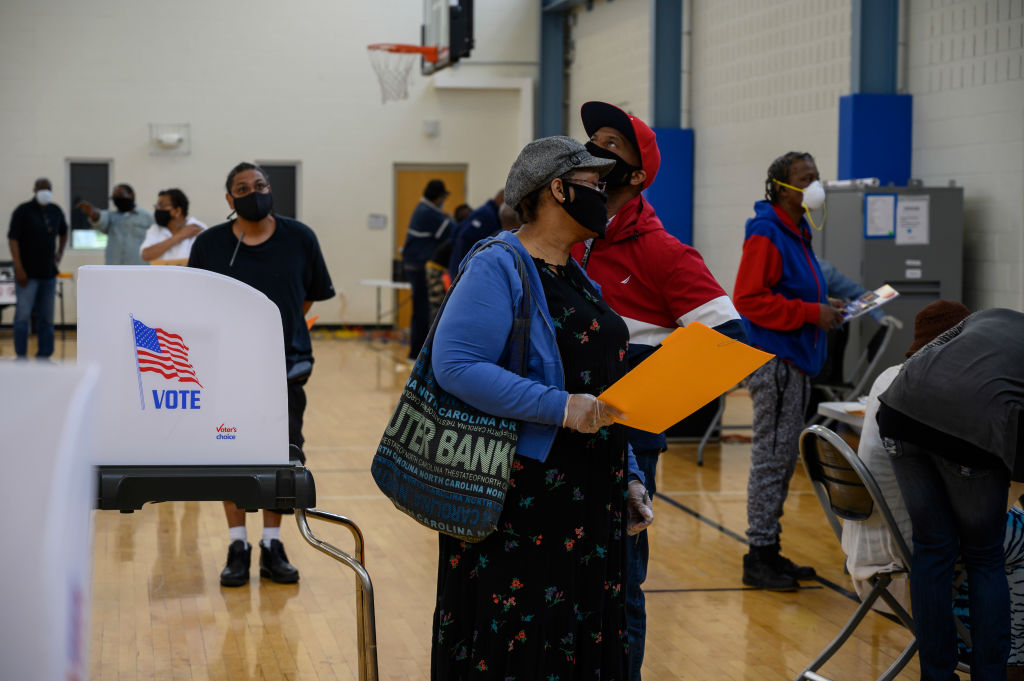 LANDOVER MD - JUNE 02 Voters turned out to one of the few in p