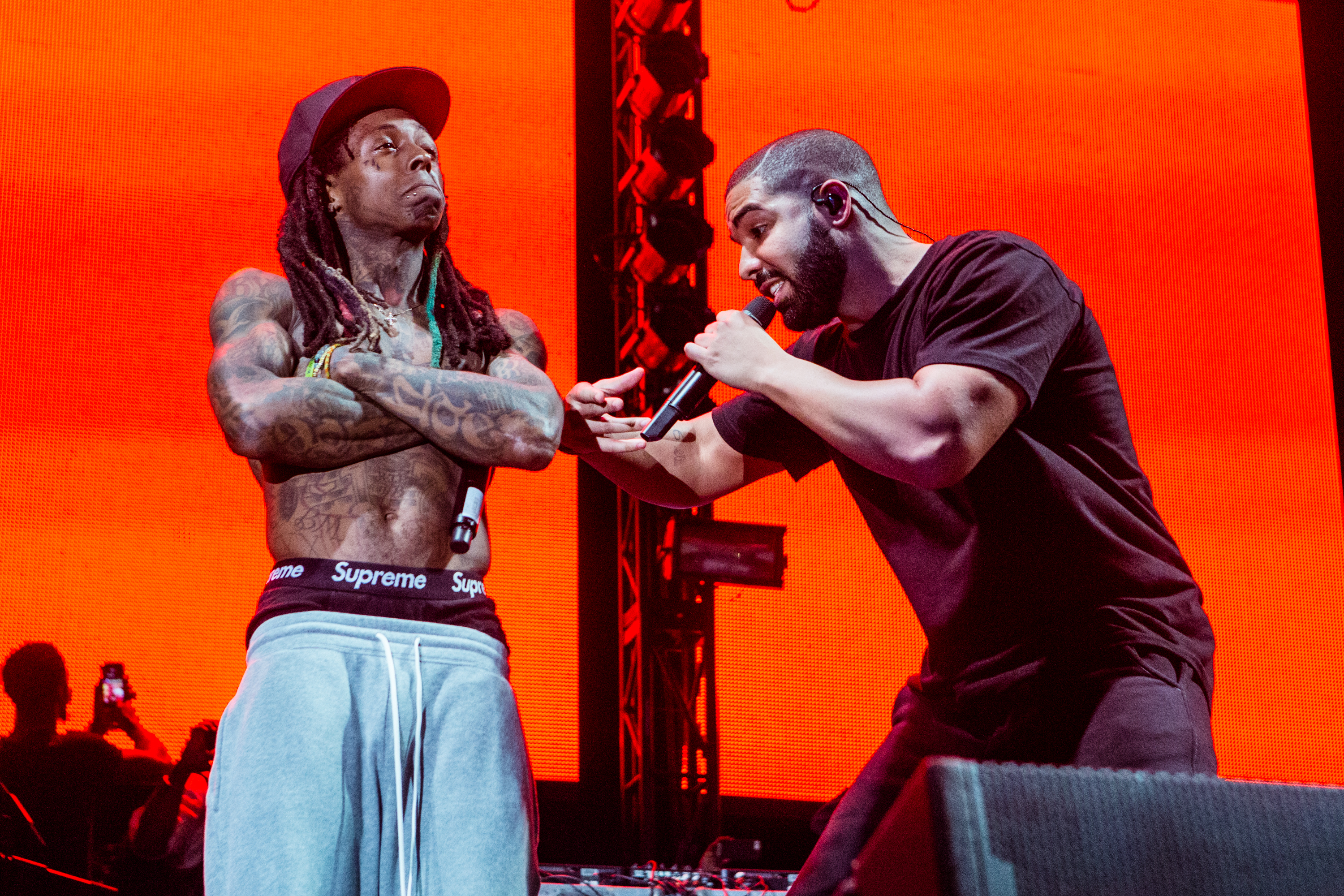 Drake & Lil Wayne Performing
