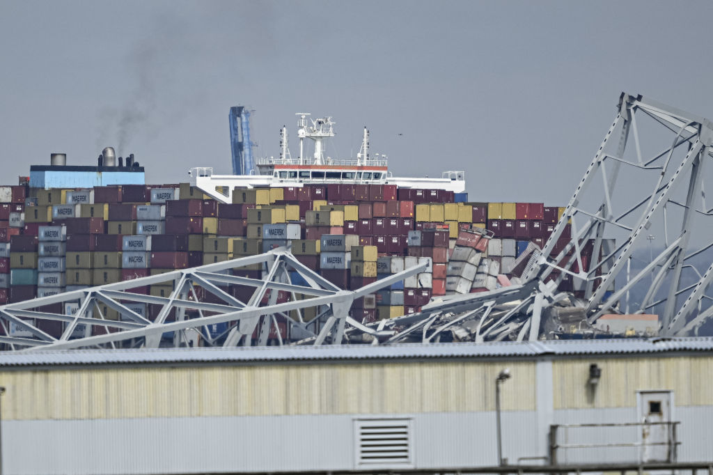 Francis Scott Key Bridge in US collapses after cargo ship collision