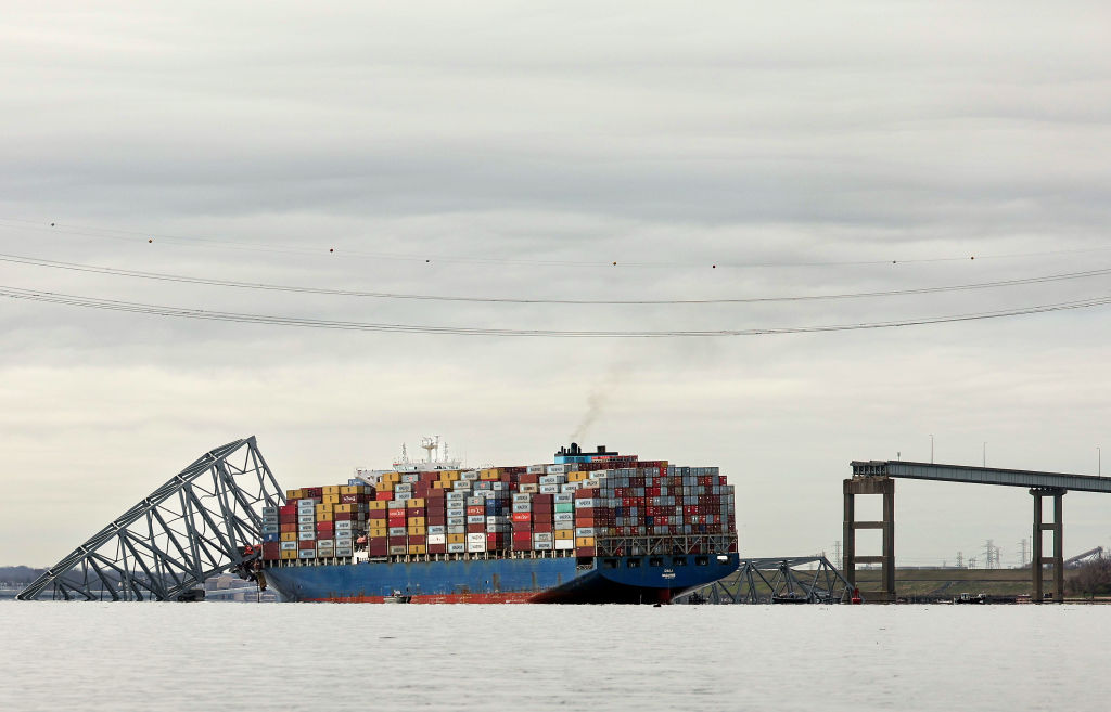 Baltimore's Francis Scott Key Bridge Collapses After Being Struck By Cargo Ship