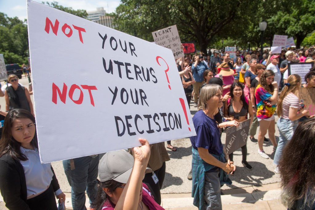 Pro-Choice Demonstrators At A 'Stop The Abortion Bans' Rally