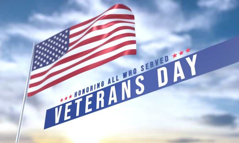 American Flag And Veterans Day