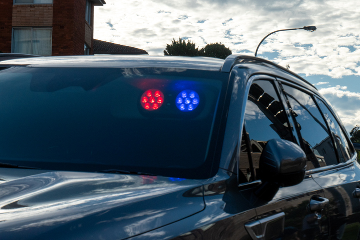 Unmarked Police Car Stop