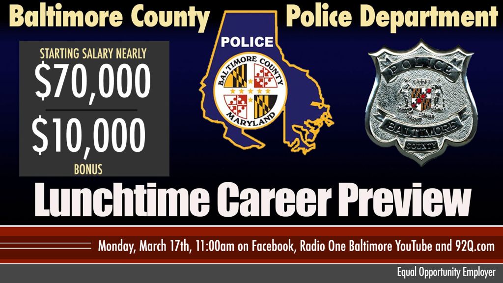Baltimore County Police Department Lunchtime Live